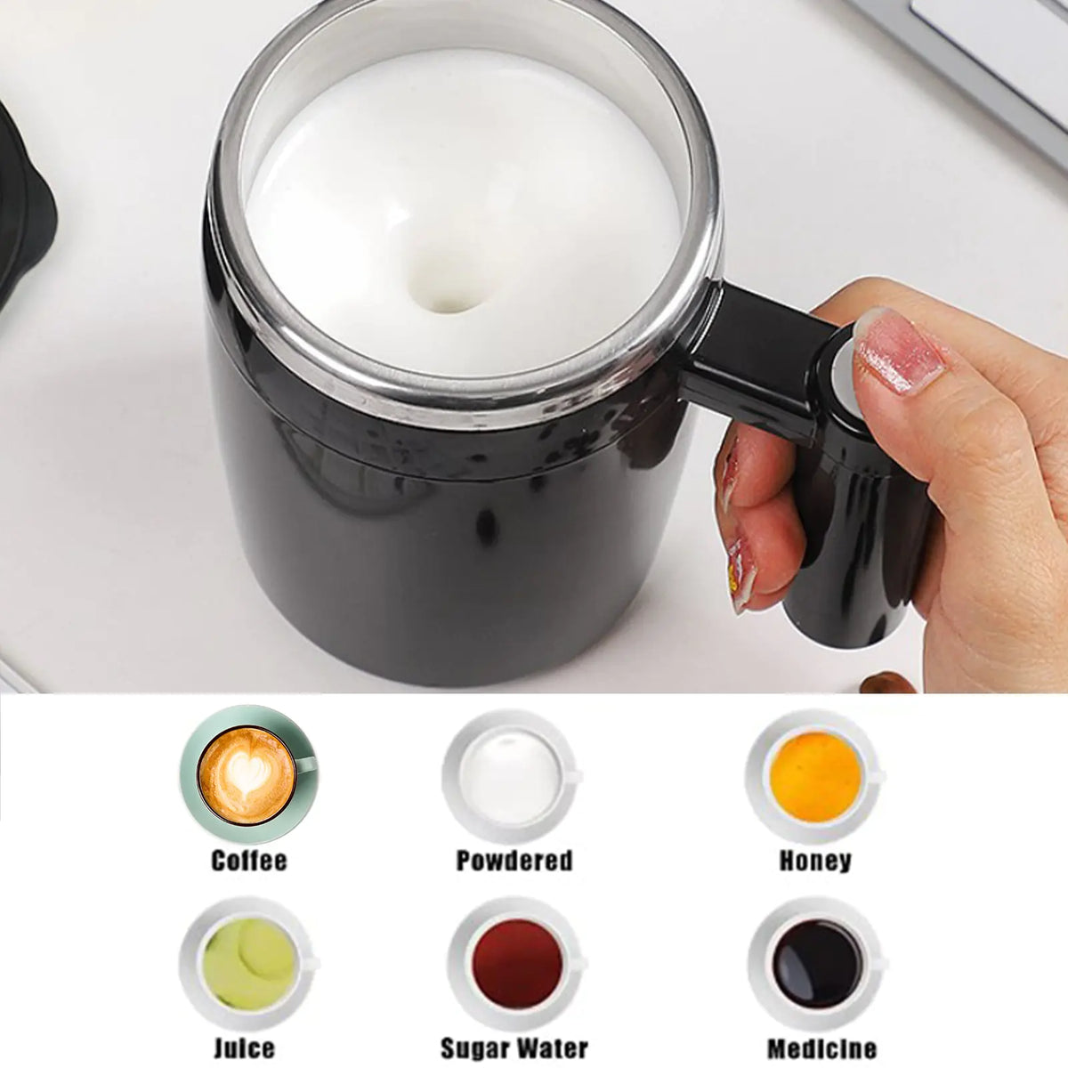 Self Stirring Cup